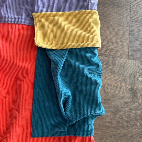 Aelfric Eden ColorBlock Corduroy Patchwork Cargo Skater Pants Size XXL - Picture 7 of 15